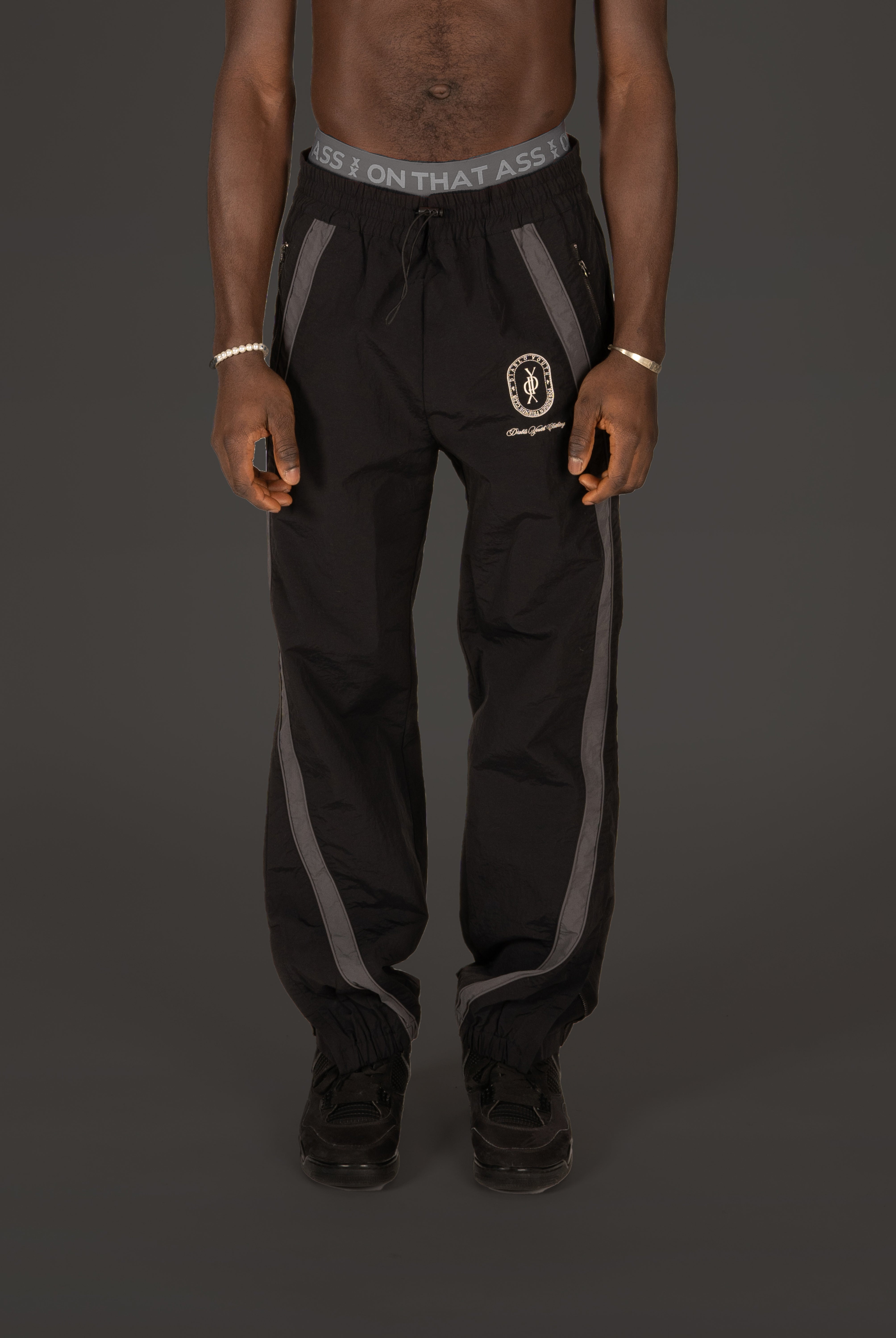 DY BLACK AND GREY TRACKPANTS - BLACK FRIDAY SALE